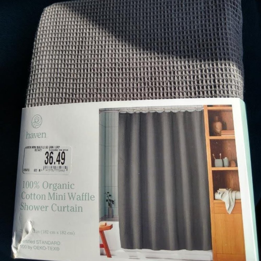 Haven shower curtain "gray"